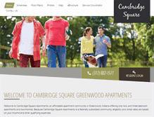 Tablet Screenshot of cambridgesquaregreenwood.com